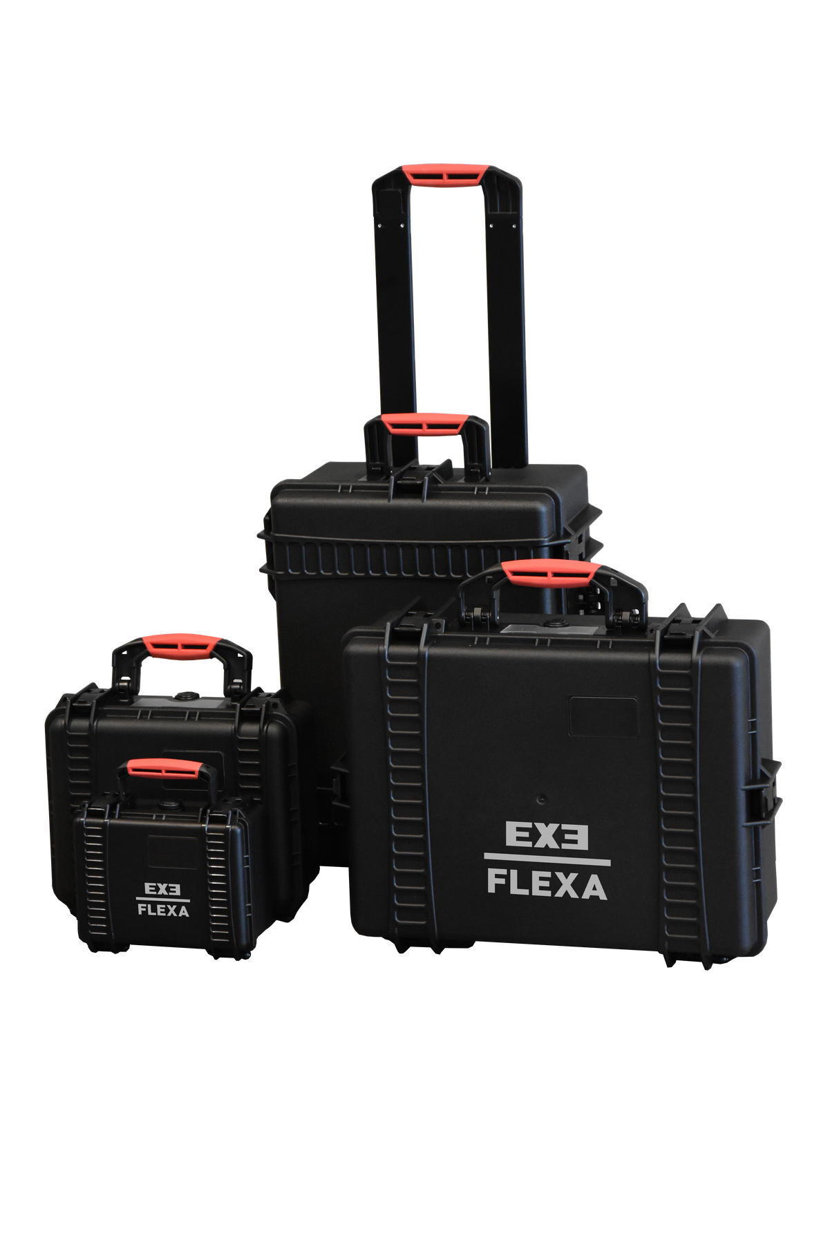 FLEXA BLK RESIN SUIT CASE 543x419x218mm EMPTY