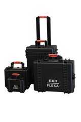 FLEXA BLK RESIN SUIT CASE 335x289x155mm W/FOAM